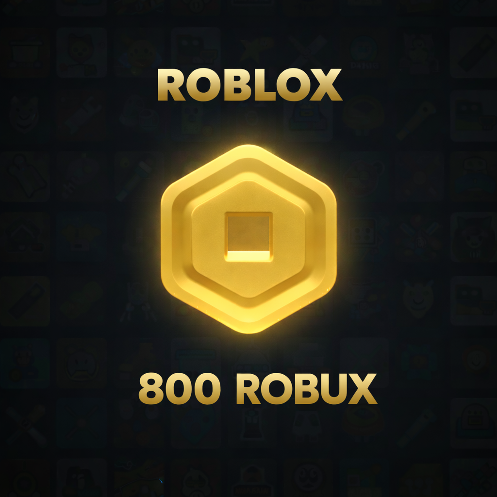 Pacote 800 Robux
